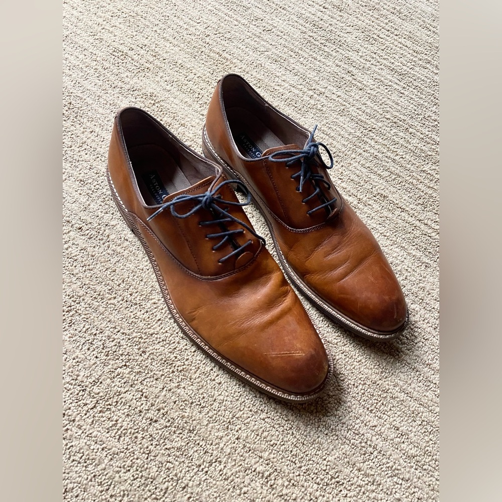 aston grey — men’s leu oxford dress shoes